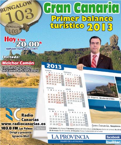 GRAN CANARIA: PRIMER BALANCE TURÍSTICO DE 2013