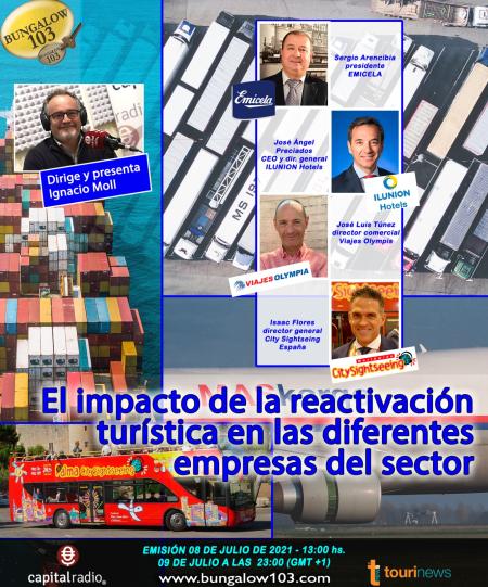 LA REACTIVACIÓN TURÍSTICA DE LAS DIFERENTES EMPRESAS DEL SECTOR