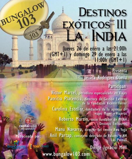 DESTINOS EXÓTICOS III: LA INDIA