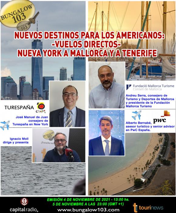 NUEVOS DESTINOS PARA LOS AMERICANOS: VUELOS DIRECTOS DESDE NUEVA YORK A MALLORCA Y A TENERIFE